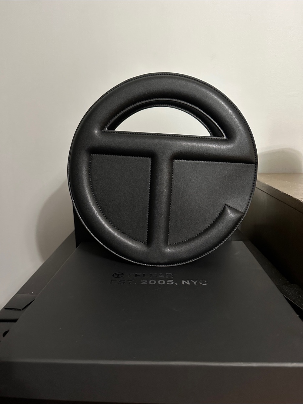 Telfar Round Handle Bag in Black